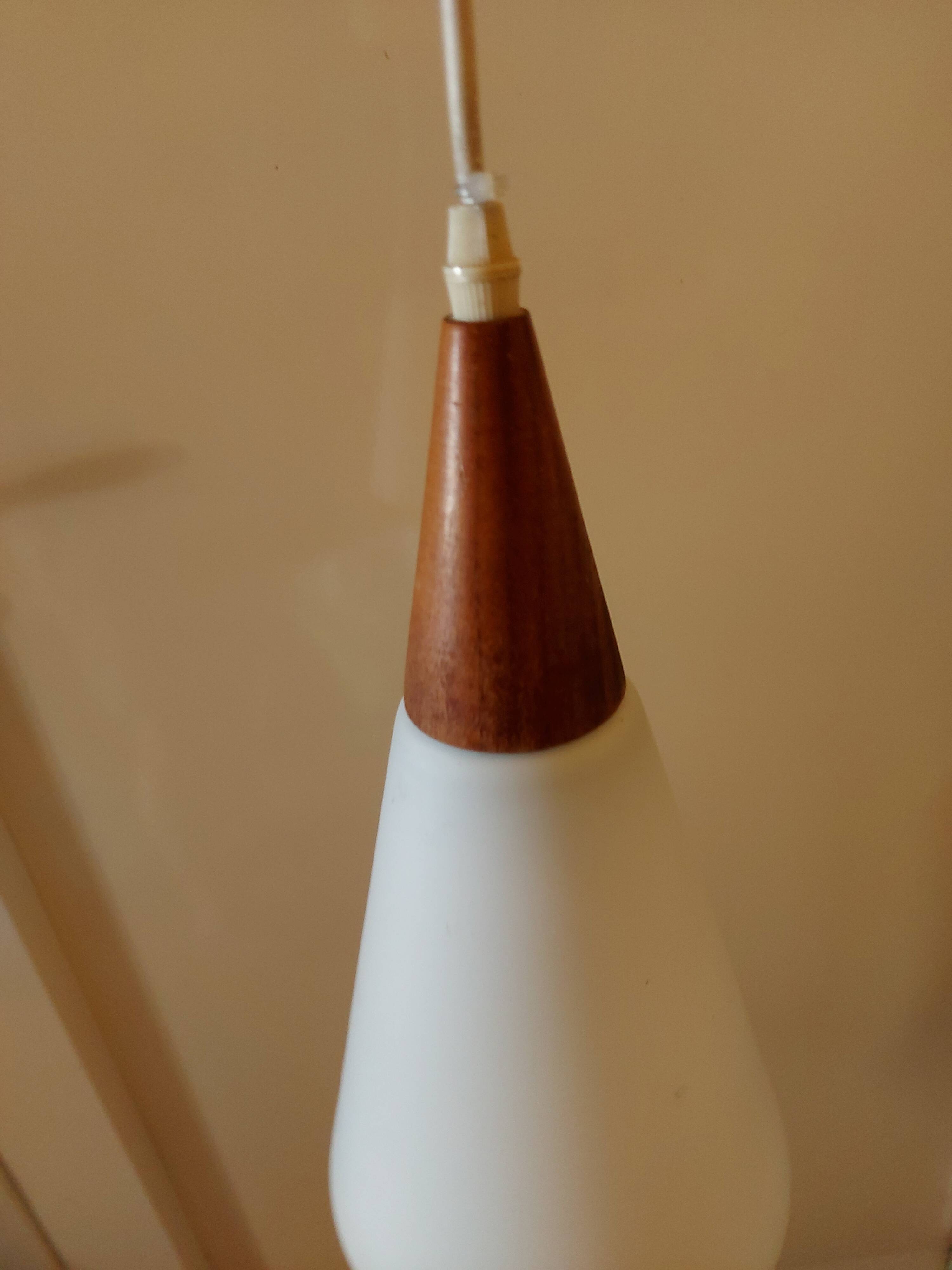 Chandelier, philips pendants, louis kalf