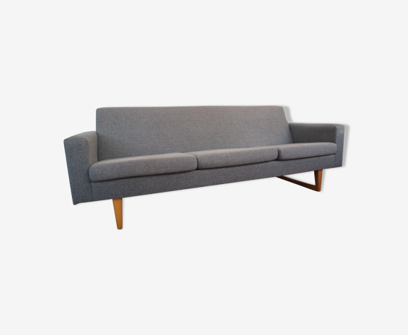 Vintage scandinavian teak 3-seater sofa, Sweden 1960s