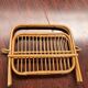 Wicker magazine rack