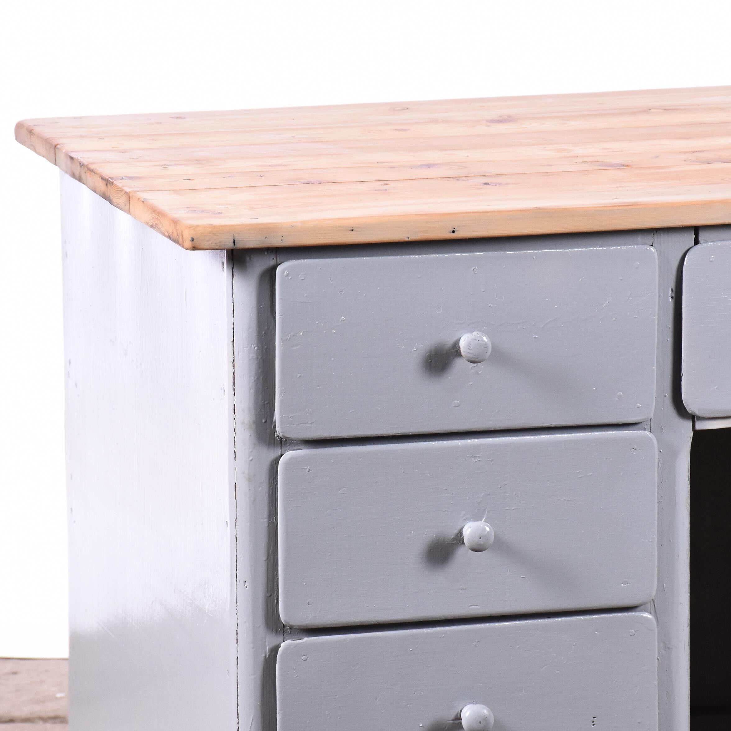 Vintage workbench gray