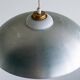 Nordiska Kompaniet adjustable pendant lamp, aluminium and porcelain, 1950