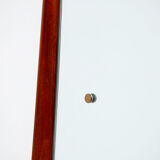 Scandinavian vintage rectangular teak mirror, 1960