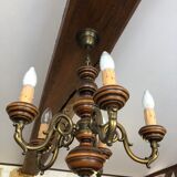 Vintage 5-spoke chandeliers