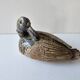 Zoomorphic ceramic sculpture - Duck / Vase of flowers Signed