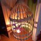 Vintage rattan pendant light from the 1950s and 60s