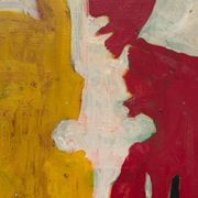 Large original Danish oil painting - "The Couple" by Max Bilde (1919-2011) - Signed 1968 - Framed - 94 × 75 cm (37" × 29.5")