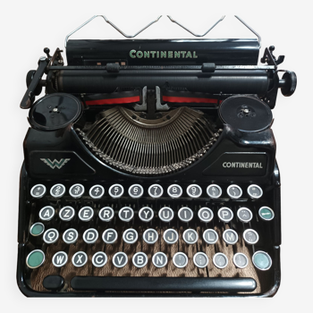 Machine à écrire continental wanderer années 30