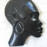Sculptures profils africains en ébène