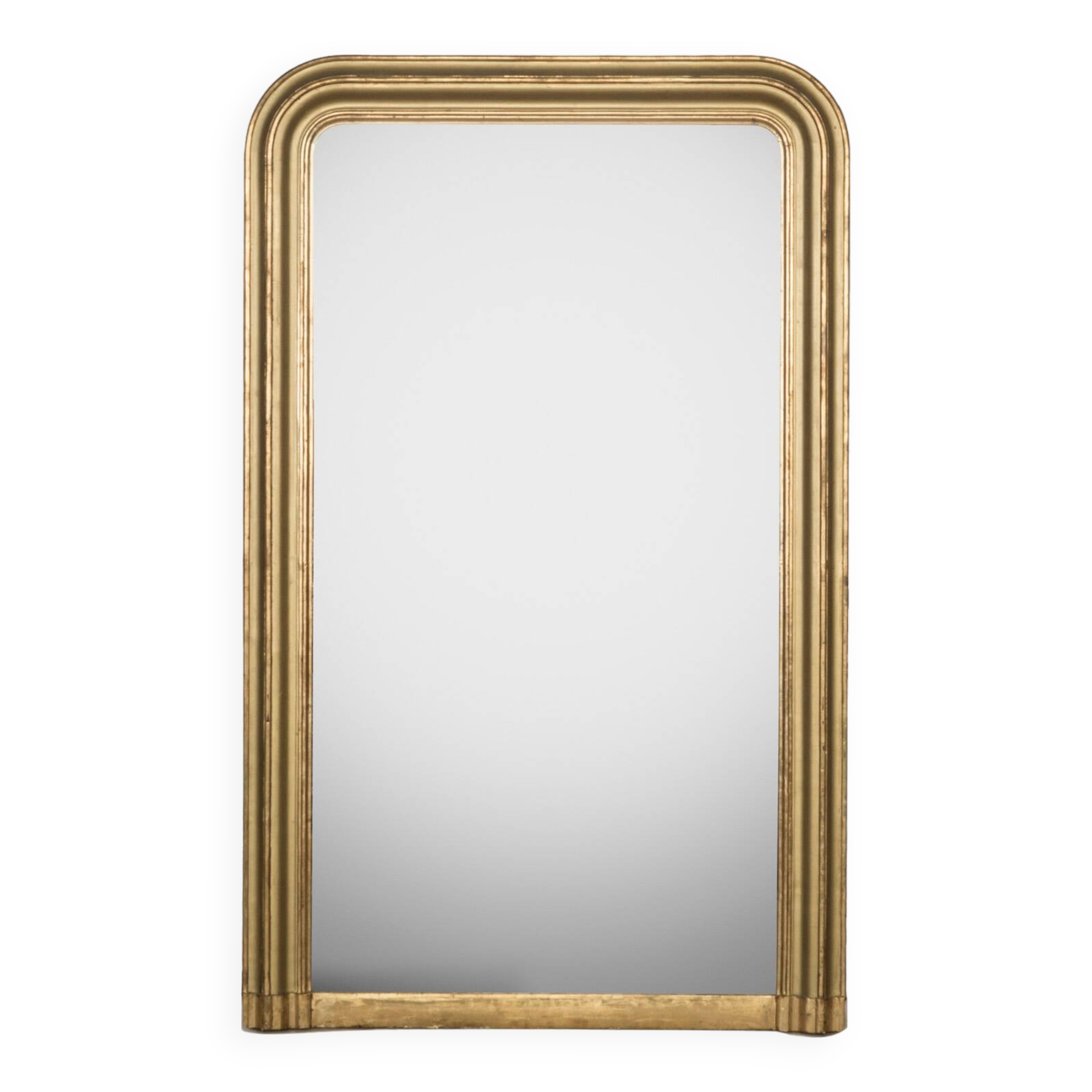 19th C Yellow Gold Louis Philippe Mirror
