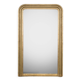 Miroir Louis Philippe en or jaune du XIXe siècle