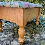 Vintage storage box footrest