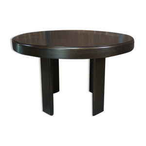 Table ronde extensible design italien des années 70 par Pinuccio Borgonovo pour Former
