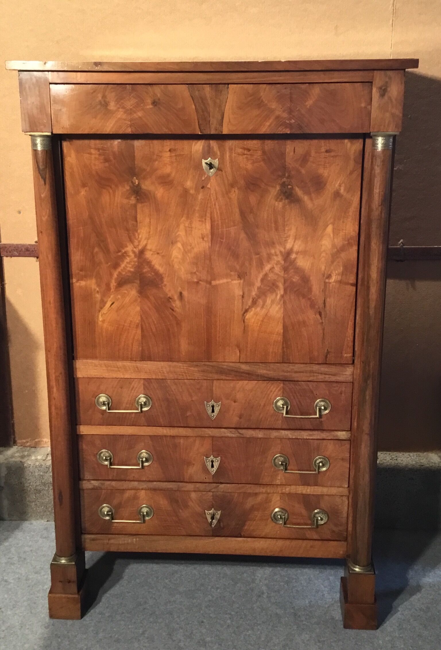 Empire desk cabinet