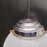 Paire de suspensions opaline