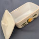 Butter dish with ceramic lid decoration flowers