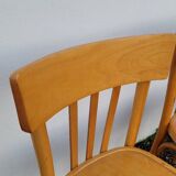 Set of 4 vintage restaurant bistro chairs - 1950s