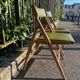 Pair of Gio Ponti folding chairs