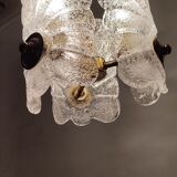 Murano glass ceiling lamp. Italy, 1970s.