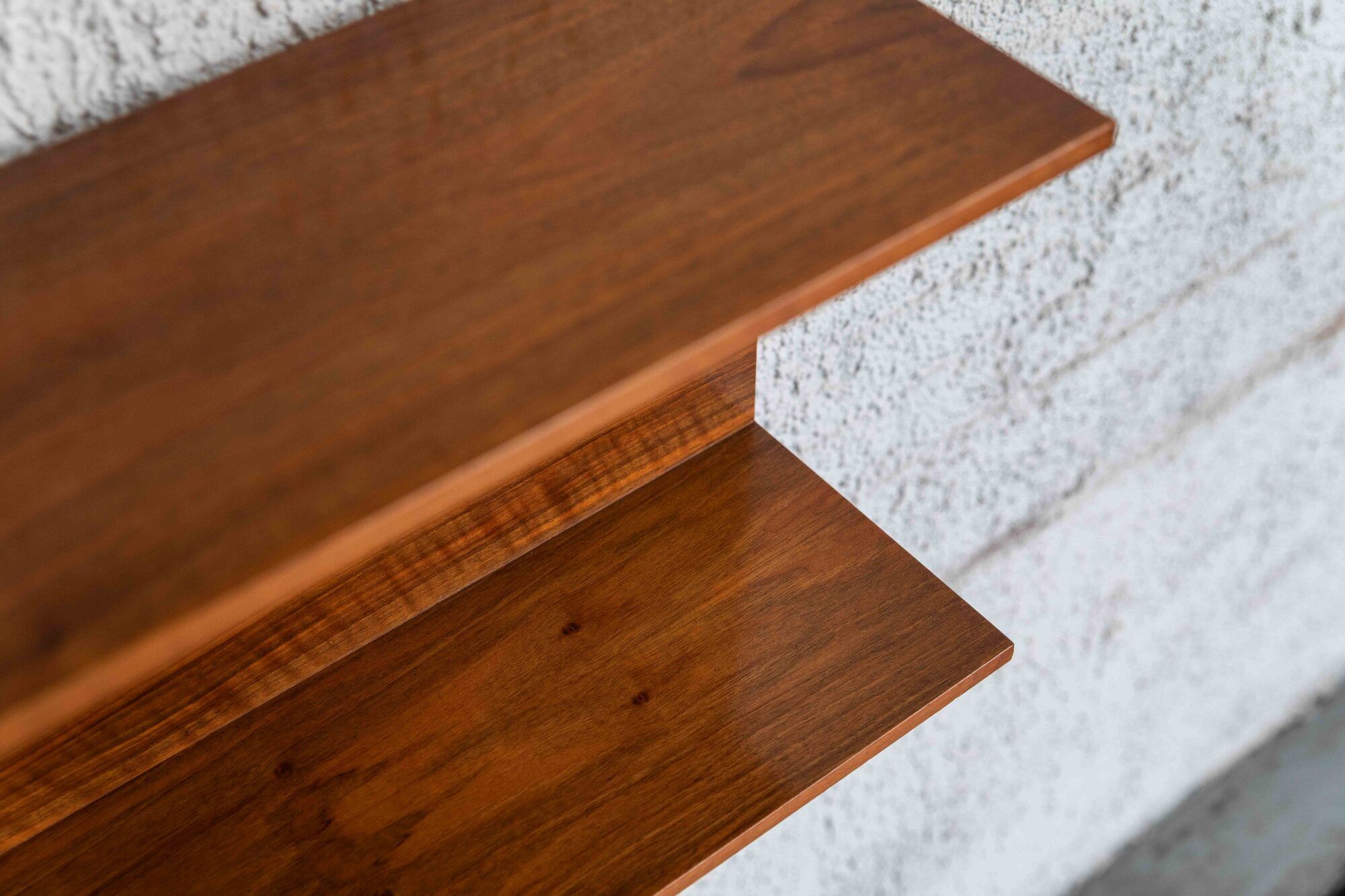 240 cm floating wall shelf by Walter Wirz