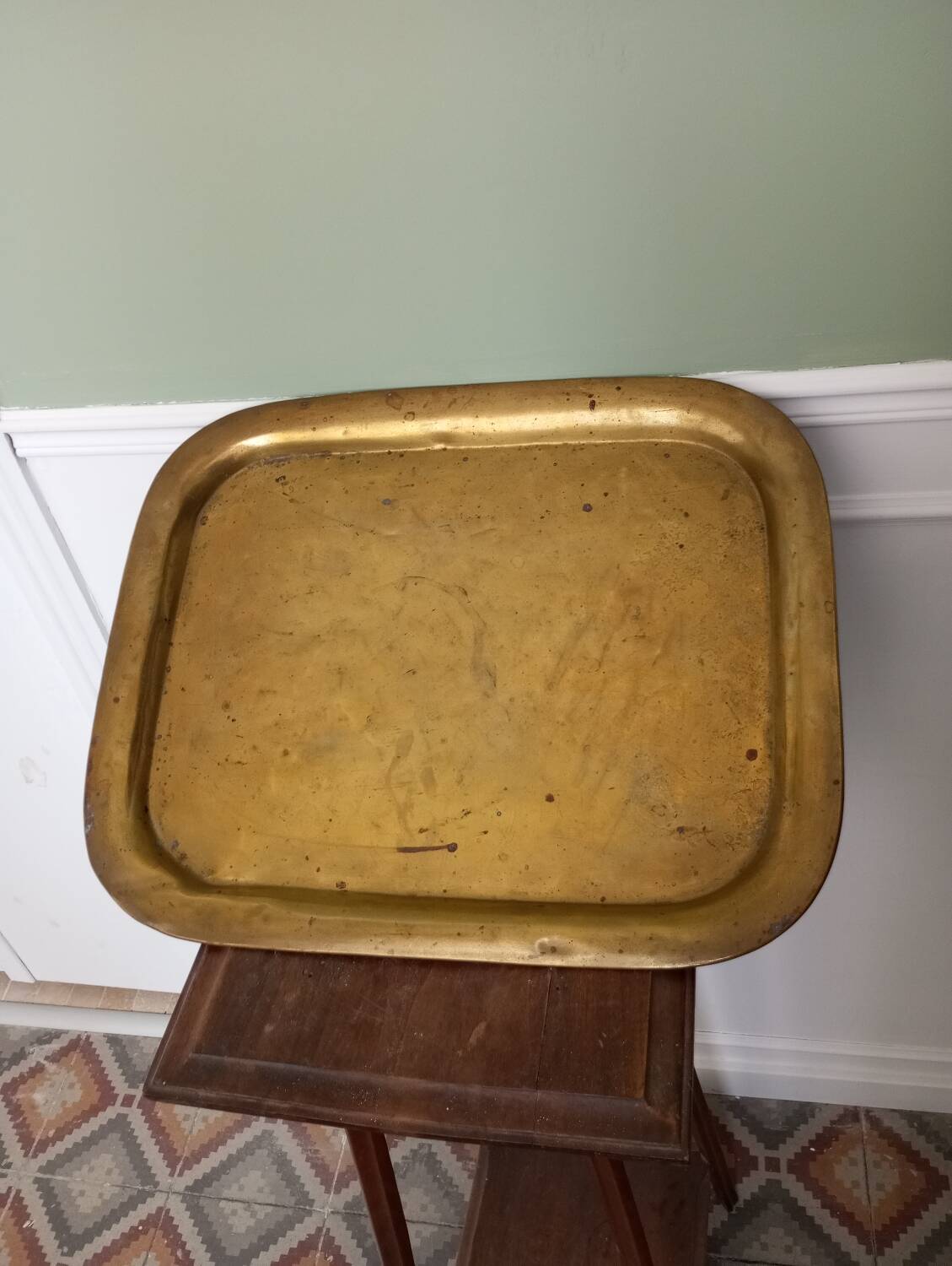 Brass tray
