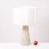 Carved stone lamp. 1970s.