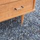 Vintage oak chest of drawers with 4 drawers from the 1960s.