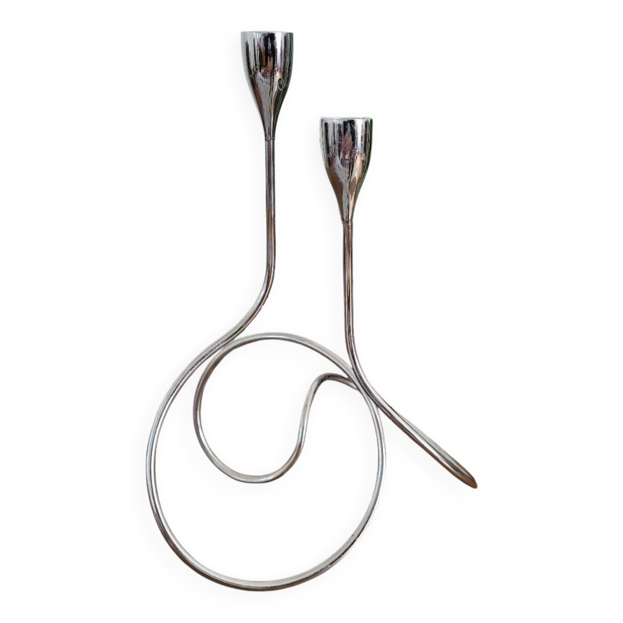 Black Blum 2-light candle holder