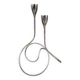 Black Blum 2-light candle holder