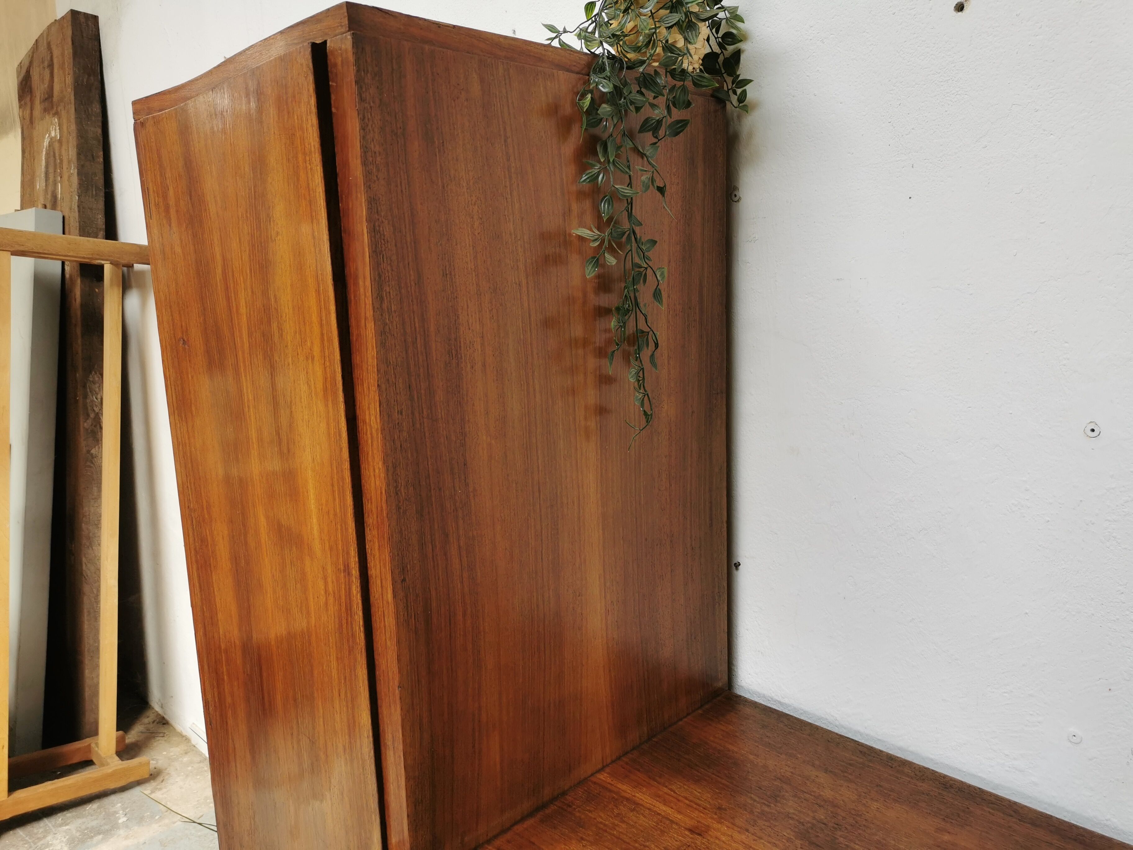 Vintage asymmetrical wardrobe