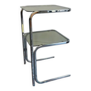 table d'appoint chrome