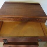 Art Deco chest of drawers with 4 drawers in oak, France 1930s-50s