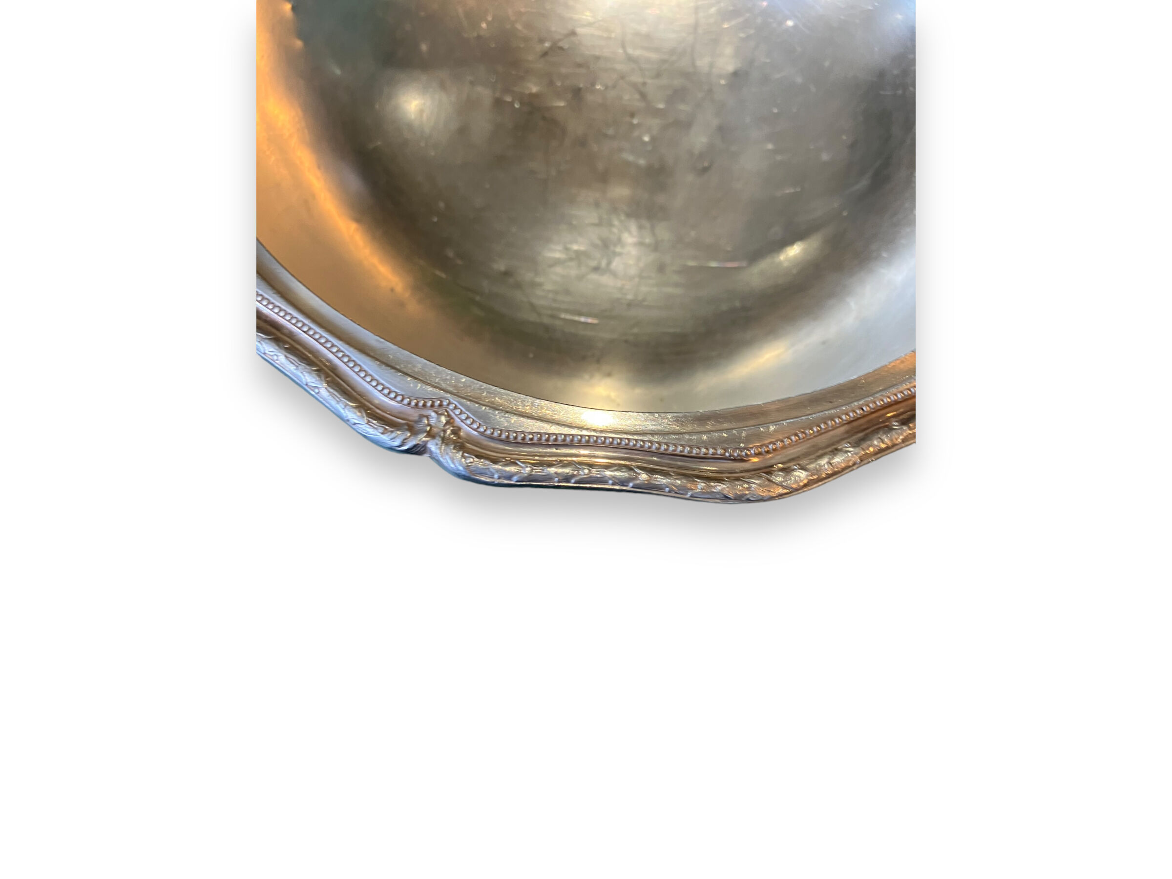 Solid silver vegetable tree Louis XVI style