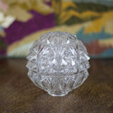 Globe boule verre pointe de diamant, petit globe pour lampe
