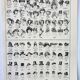 Old engraving 1898, Old hat, headdress, costume • Lithograph, Original plate