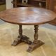 Table circulaire en chêne début 20ème