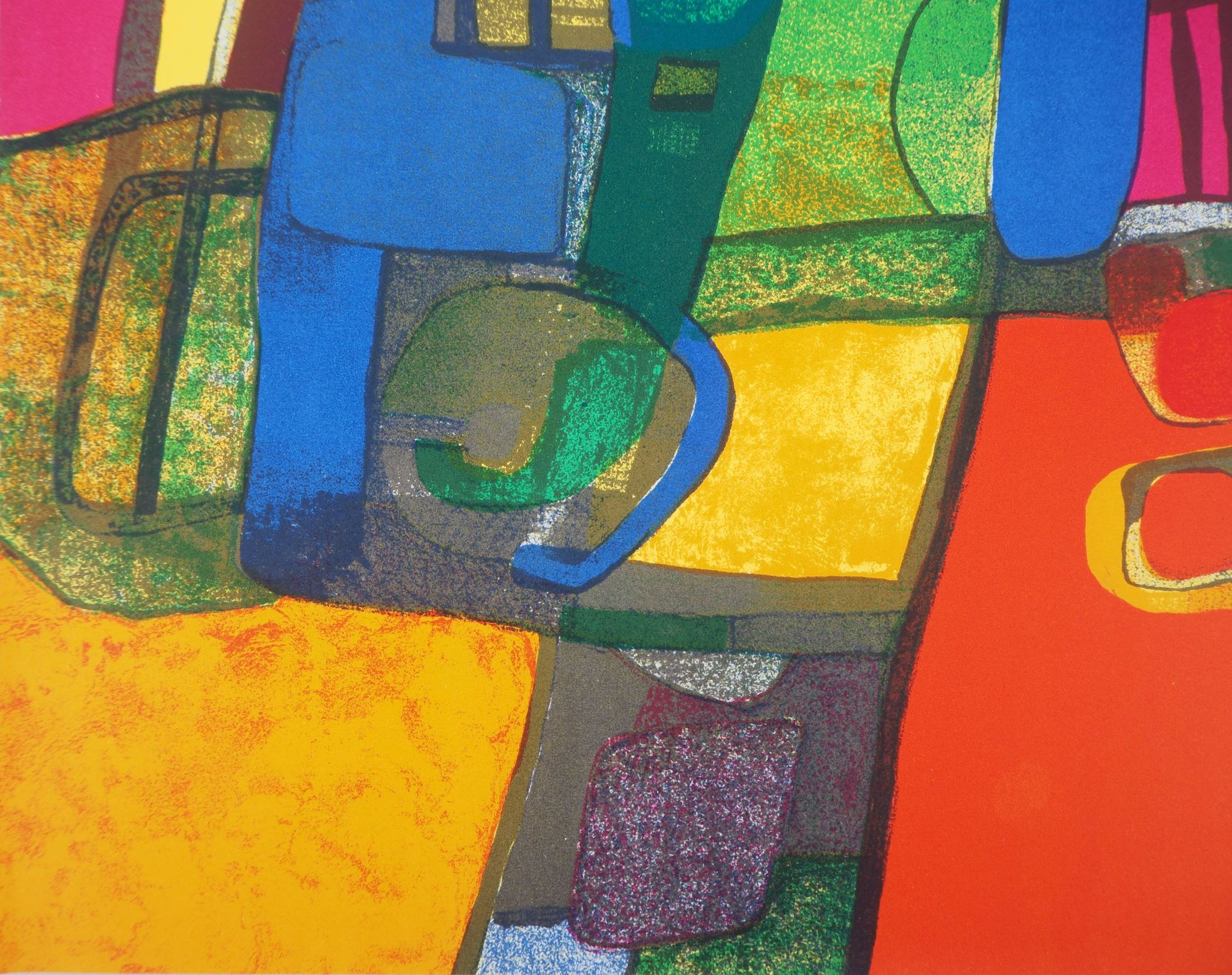 Maurice esteve : printemps - lithographie originale