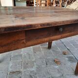 Vintage old farm table