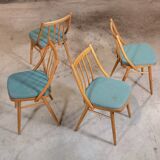 Lot of 4 chairs Antonin Suman