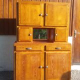 Mado sideboard in solid wood, wooden top