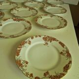 Lot of 11 Porcelain Dinner Plates Plus Presentation Dish Manufactured