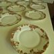 Lot of 11 Porcelain Dinner Plates Plus Presentation Dish Manufactured