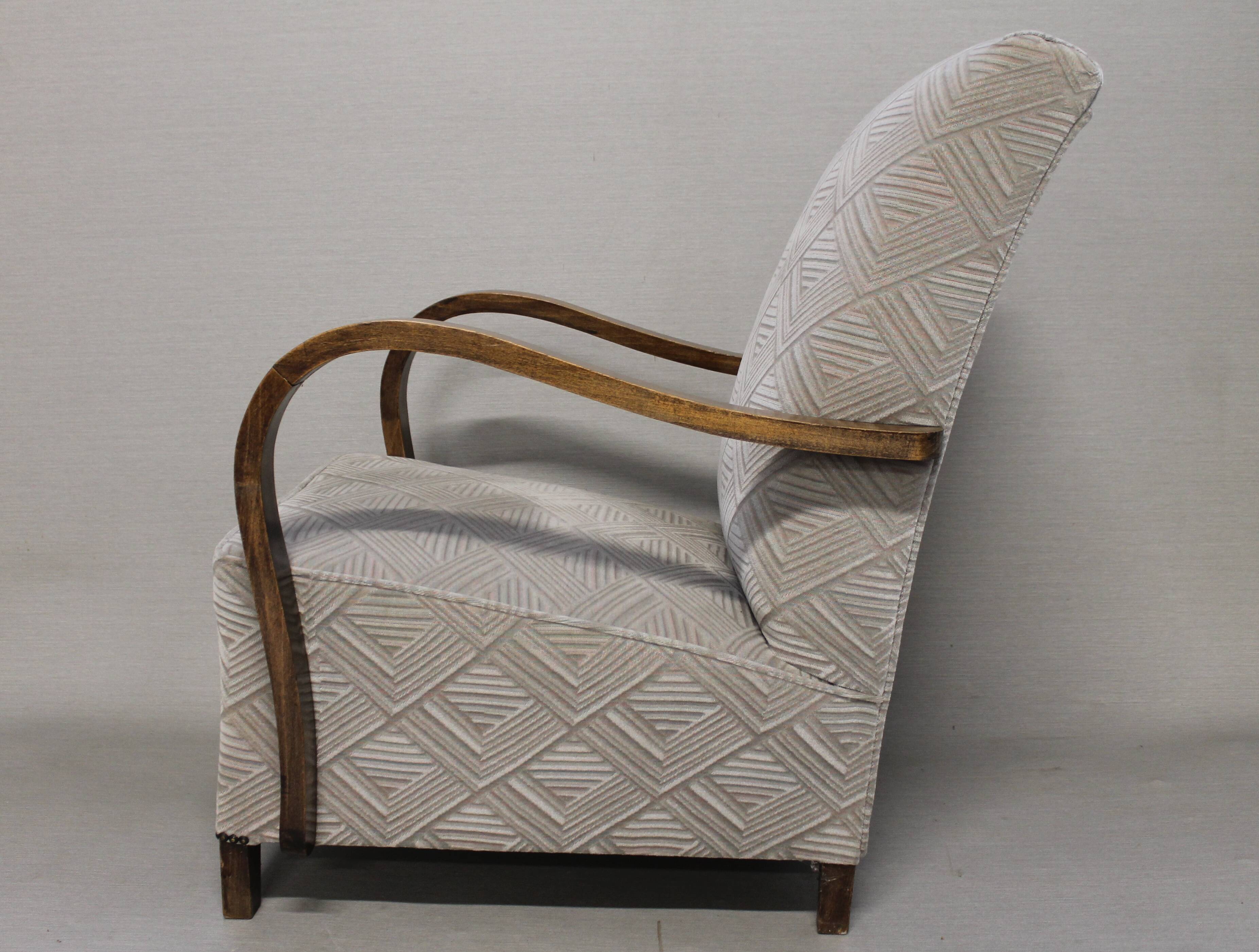 Paire de fauteuils Art deco