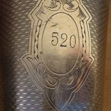 Silver-plated metal timbale Ercuis