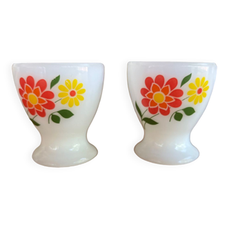 2 vintage poppies floral pattern