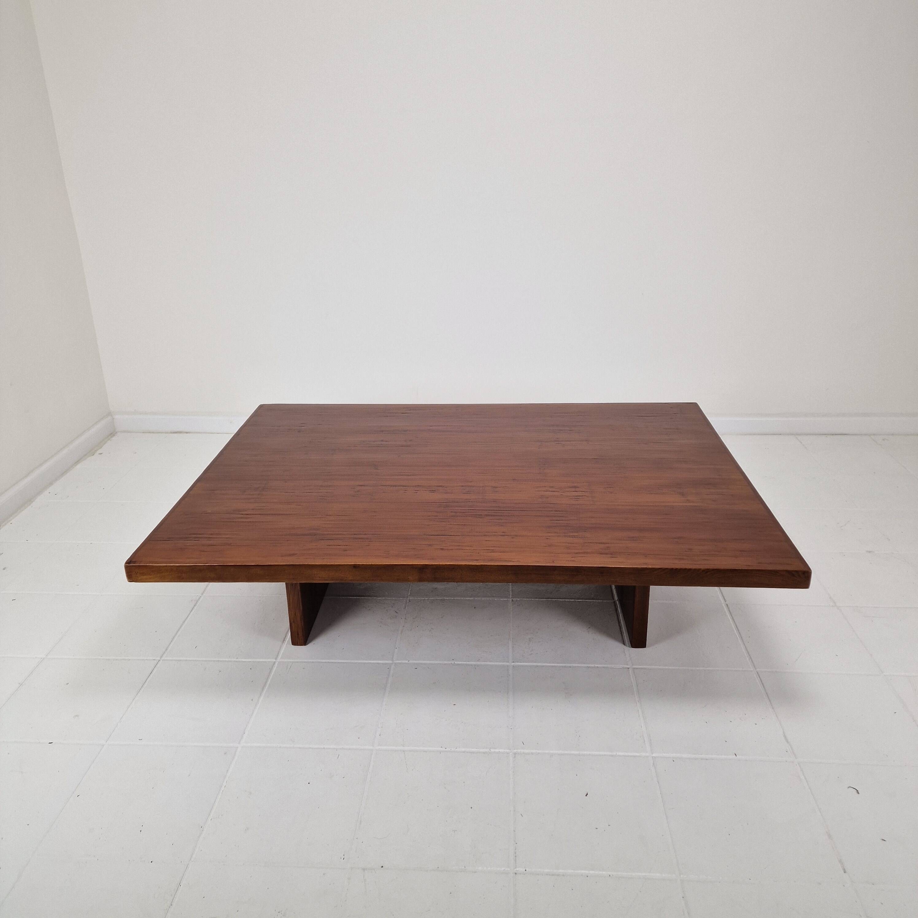 Large Bamboo "Wabi Sabi" Coffee Table by Axel Vervoordt, Belgium, 1980's