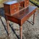 Oak tiered desk
