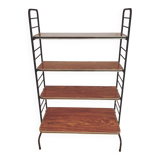 Shelf on legs in formica and metal