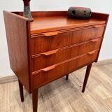 Scandinavian teak commode from the 1960s, Denmark.