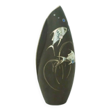 mid century VASE 50s organic shape fish decor model no. 2007 b