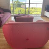Bebop Ego Italiano living room sofa armchair, 2 poufs and 1 cushion